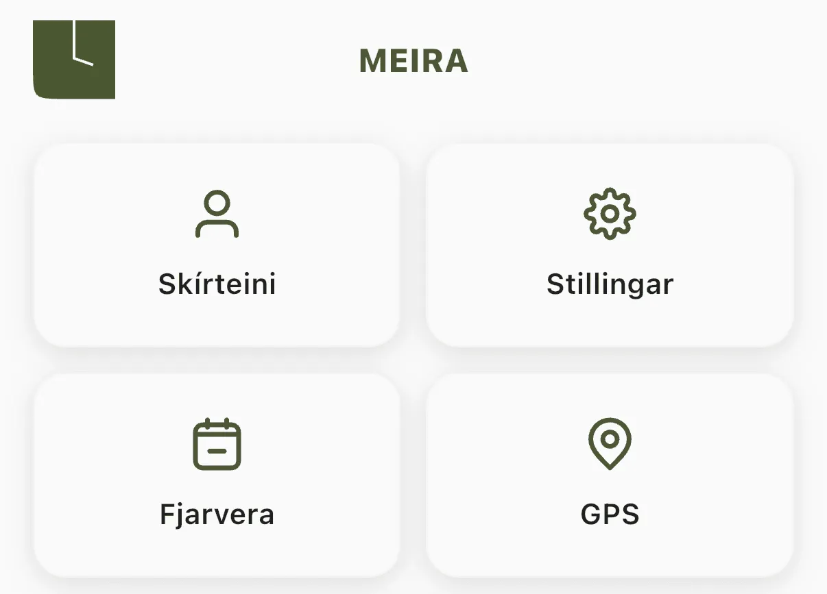 Reitirnir undir Meira hjá Starfsmanni